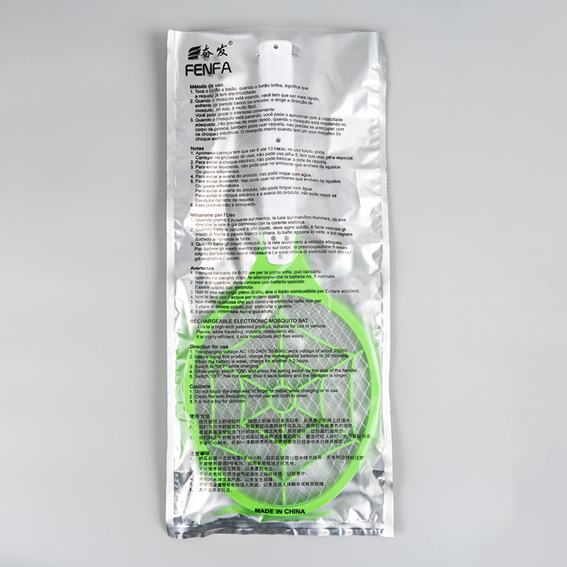 FF-007 3-bojni brazilski utikač, olovna baterija 400 mAh, električni razbijač komaraca FF-007 3-bojni brazilski utikač, olovna baterija 400 mAh, električni razbijač komaraca